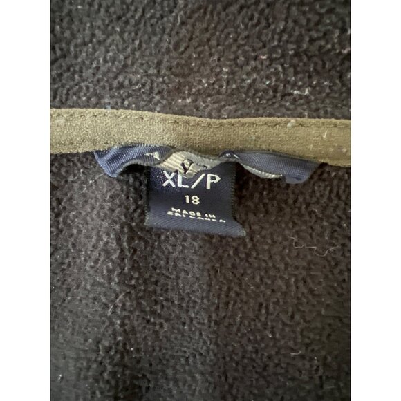 Land's End polartec fleece vest black size XL/P 18 - Picture 5 of 7